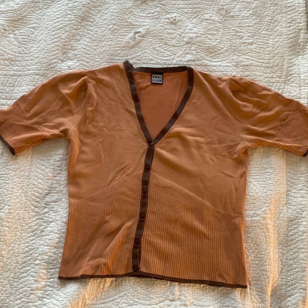 Vintage Annie Kuan Short Sleeve Cardigan